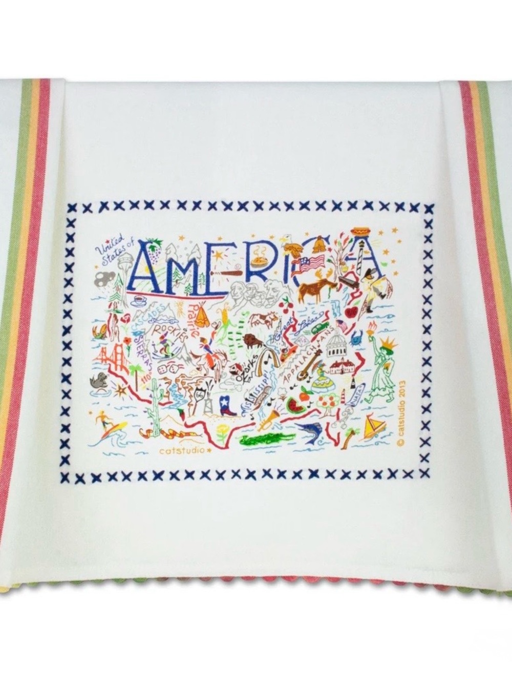 Catstudio America Dish Towel / Tea Towel